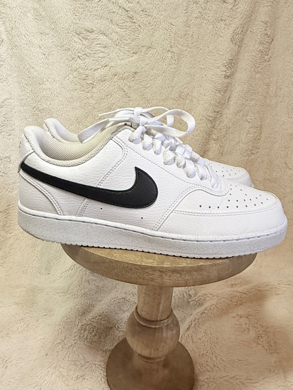 Nike Court Vision Low |  Next Nature sneakers in a white and black
